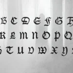 Infernal Grimoire Capital Letters By Lunacco Foundry
